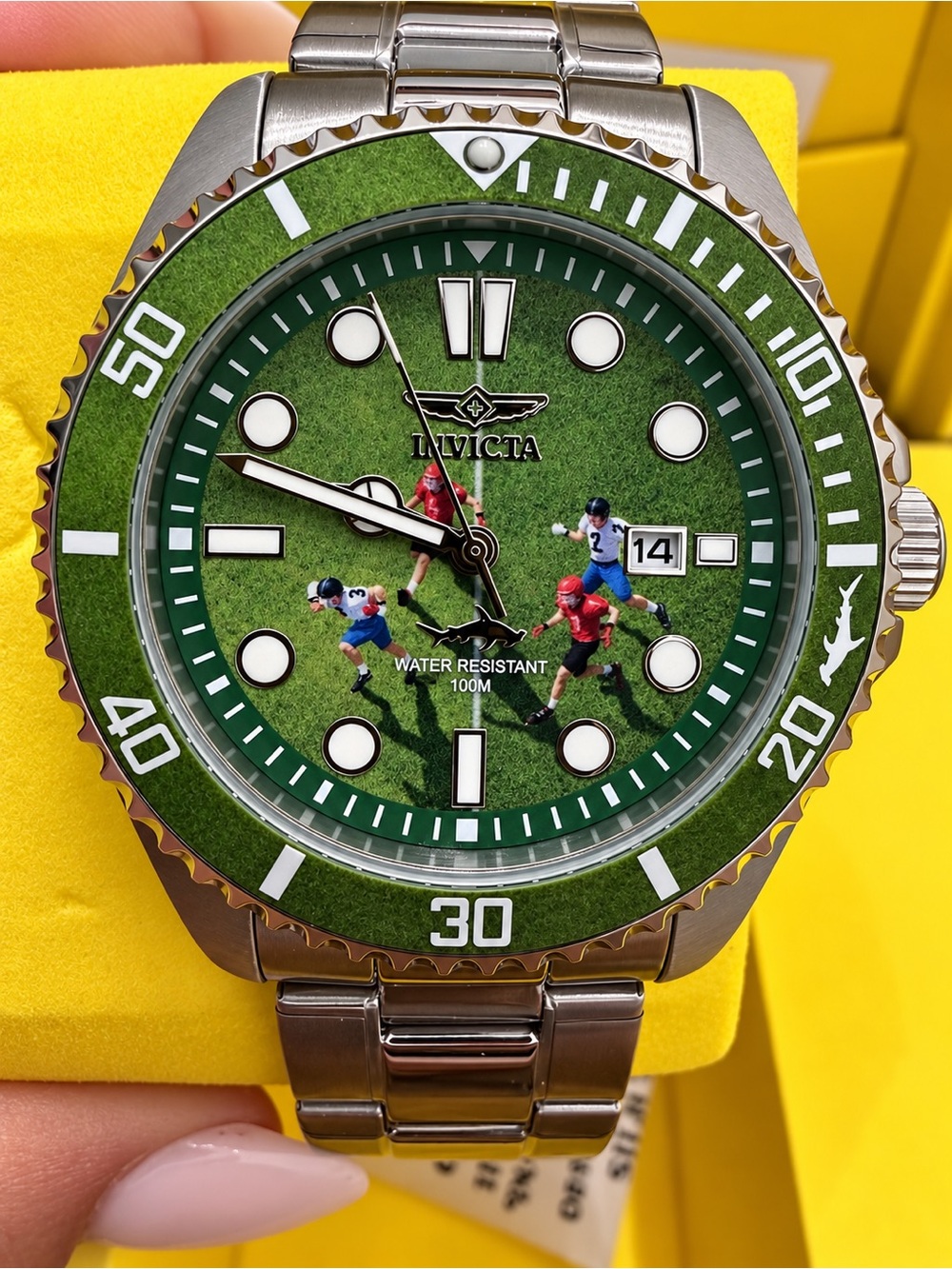 Invicta ProDiver “Hail Mary” Football Watch